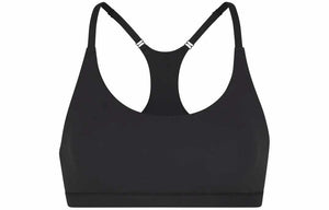 حمالة Bras رياضية داعمة بظهر Racerback مرن بلون وردي وأبيض