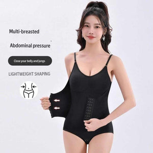 بودي سوت Shapewear متكامل لنحت الخصر وشد البطن بتصميم أنيق ودعم مريح