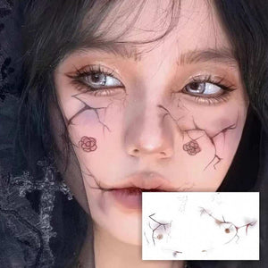 Halloween temporary tattoos for costume makeup, eighth product view