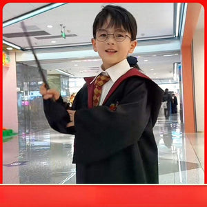 Wizard robe costume set with house tie, product photo