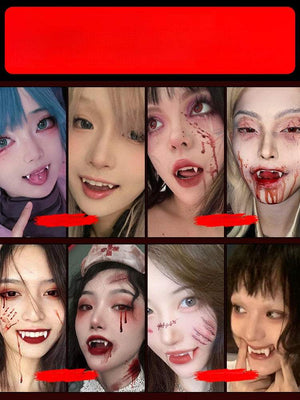 Vampire fangs Halloween costume accessory set, product photo