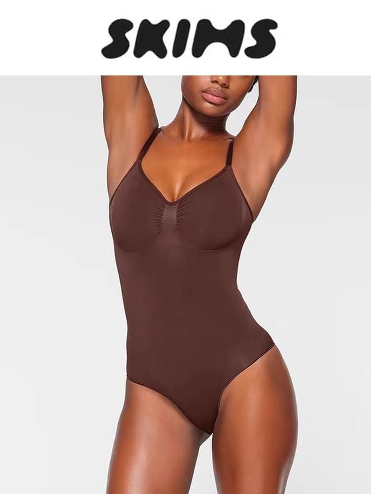 Shapewear Bodysuit ناعم وبدون خياطة لتشكيل ونحت الجسم