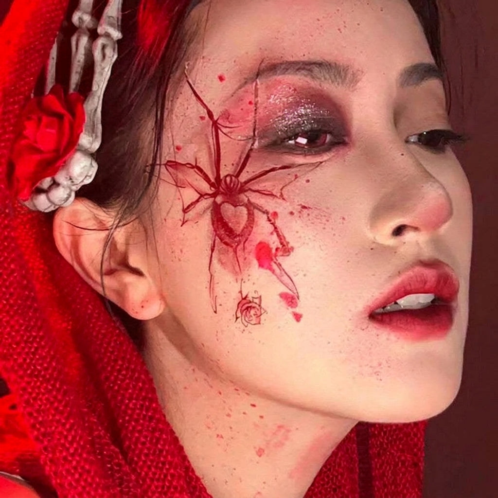 Temporary tattoo stickers for Halloween makeup, second product view