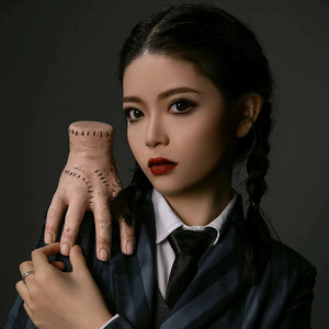 Halloween props, prosthetic hand ornaments, Wednesday severed hands, cos, Addams family, scary tricks, scary atmosphere