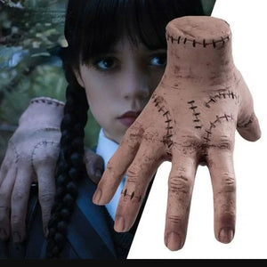 Halloween props, prosthetic hand ornaments, Wednesday severed hands, cos, Addams family, scary tricks, scary atmosphere
