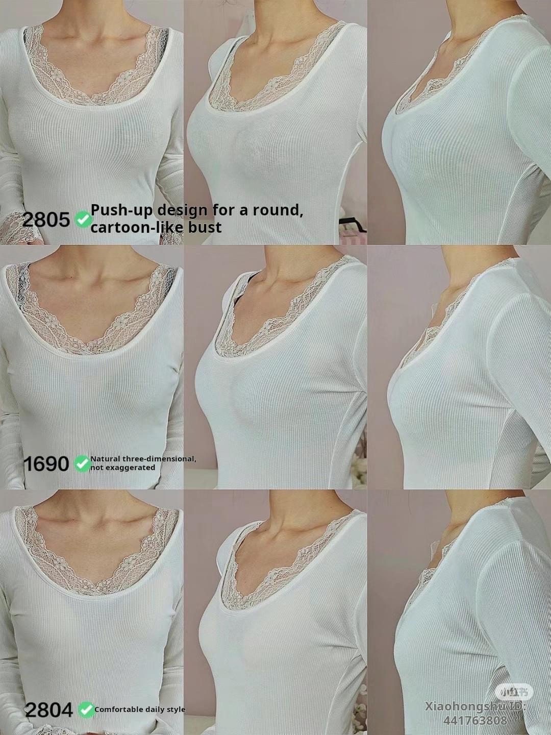 Bras يومية ناعمة ومريحة بتصميم Push-up لرفع الصدر