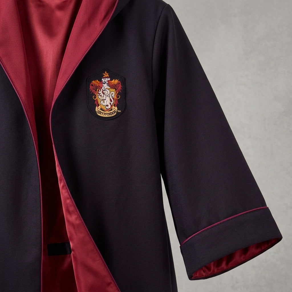 Halloween wizard costume for kids, black robe product image